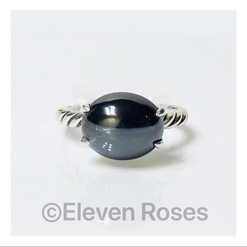 David Yurman Sterling Color Classics Hematine Ring